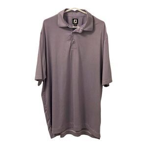 Footjoy FJ Golf Polo Short Sleeve Shirt Men’s Size- 2XL Purple See Description